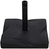 Outsunny Base Cuadrada para Parasol de Jardín Apta para Distintos Diámetros de Poste Φ30mm- Φ35mm- Φ38mm Rellena con…